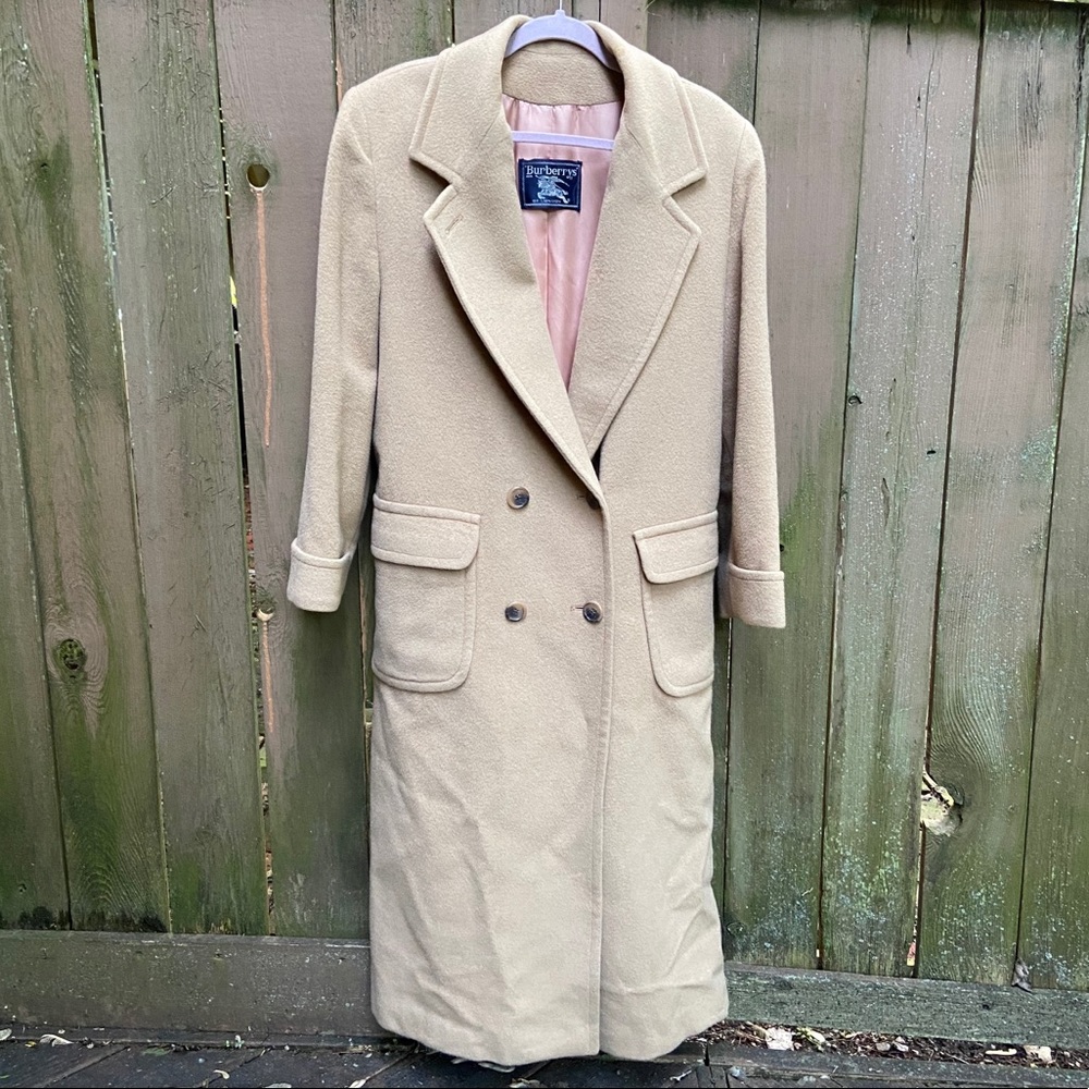 Vintage Burberry’s Camel Hair Overcoat